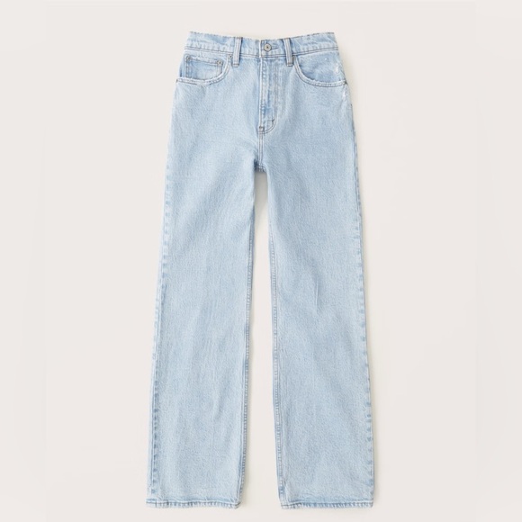 Abercrombie & Fitch Denim - Abercrombie High Rise 90s Relaxed Jean xshort size 24